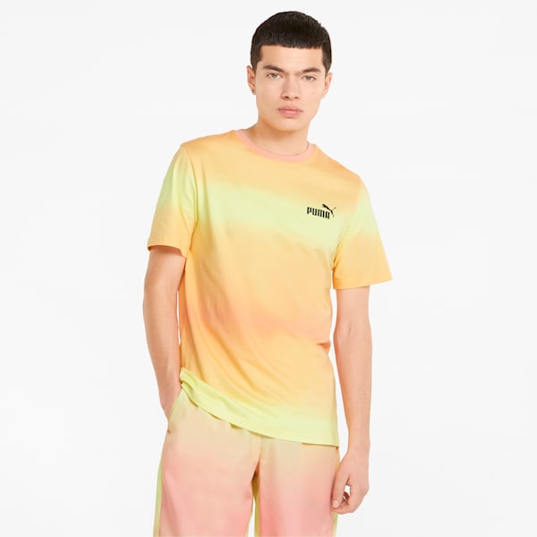 Power Summer Fading Men's Tee, Peach Pink, extralarge