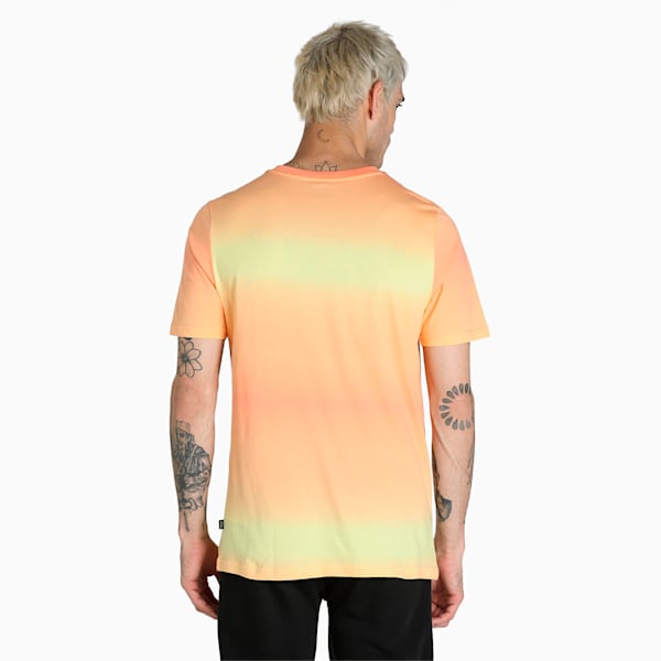PUMA Power Summer Fading Men's Regular Fit T-Shirt, Peach Pink, extralarge-IND