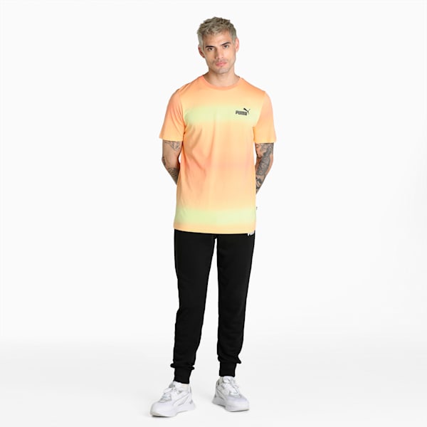 PUMA Power Summer Fading Men's Regular Fit T-Shirt, Peach Pink, extralarge-IND