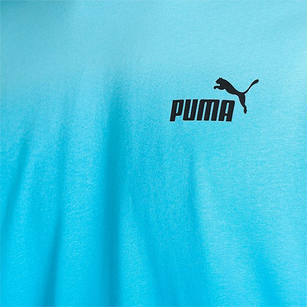 PUMA Power Summer Fading Men's Regular Fit T-Shirt, Bleu Azur, extralarge-IND
