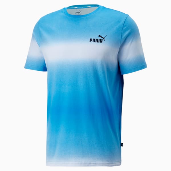 Power Summer Fading Men's Regular Fit T-Shirt, Bleu Azur, extralarge-IND