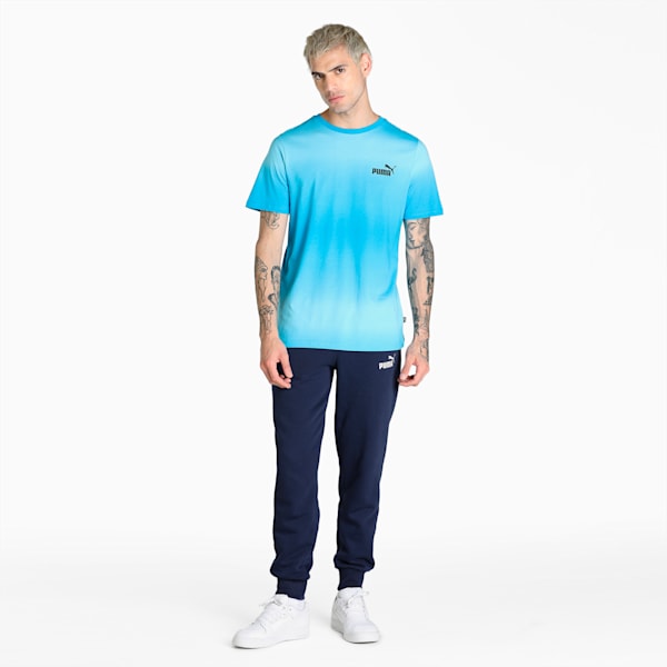 PUMA Power Summer Fading Men's Regular Fit T-Shirt, Bleu Azur, extralarge-IND