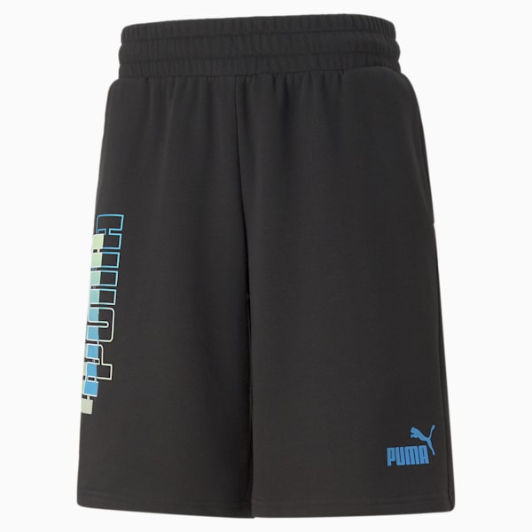PUMA Power Summer Men's Relaxed Fit Shorts, Puma Black, extralarge-IDN