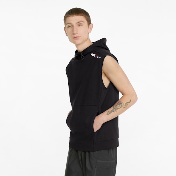 RAD/CAL Sleeveless Men's Hoodie, Puma Black, extralarge