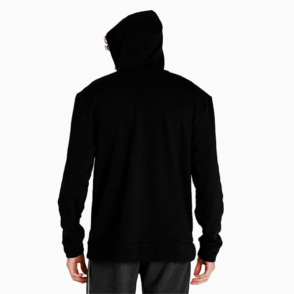 NU-TILITY Men's Full Zip Hoodie, Puma Black, extralarge-IND
