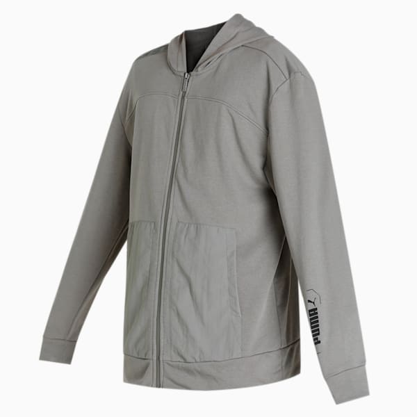 NU-TILITY Men's Full Zip Hoodie, Ultra Gray, extralarge-IND