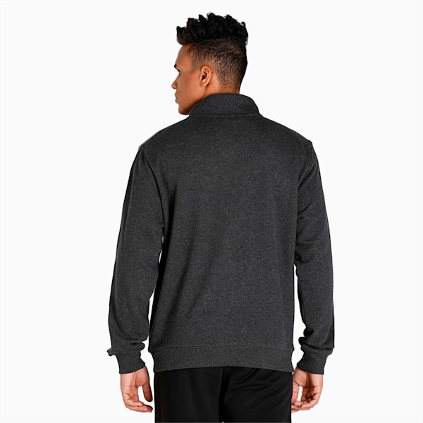 Metallic Nights Men's Full Zip Jacket, Dark Gray Heather, extralarge-IND