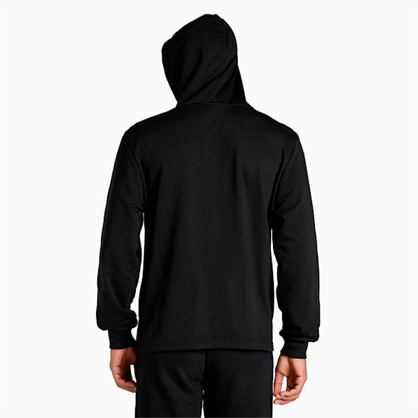 Metallic Nights Men's Hoodie, Cotton Black, extralarge-IND