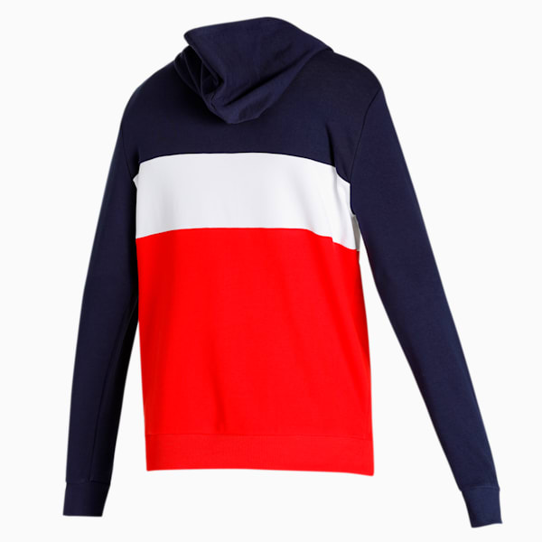 PUMA Block Regular Fit Men's Hoodie, Peacoat, extralarge-IND