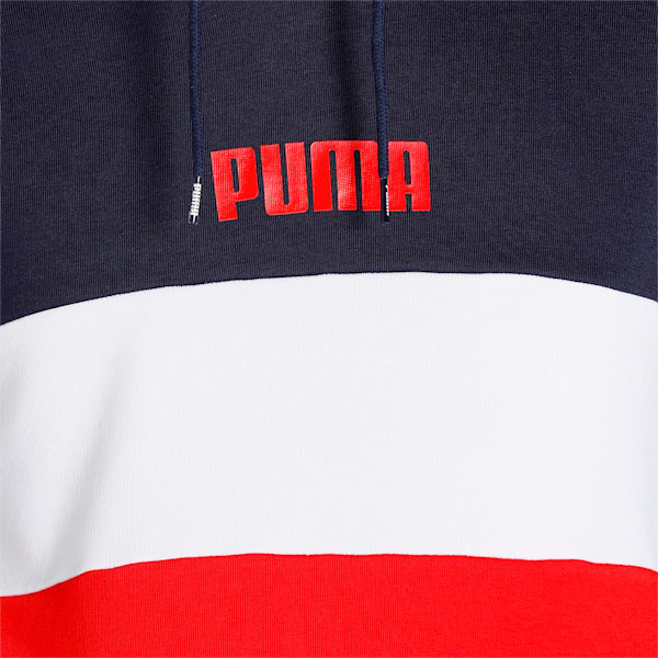 PUMA Block Regular Fit Men's Hoodie, Peacoat, extralarge-IND