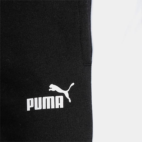 PUMA Block Regular Fit Men's Sweat Pants, Cotton Black