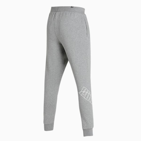 Rebel Bold Regular Fit Men's Pants, Medium Gray Heather, extralarge-IND