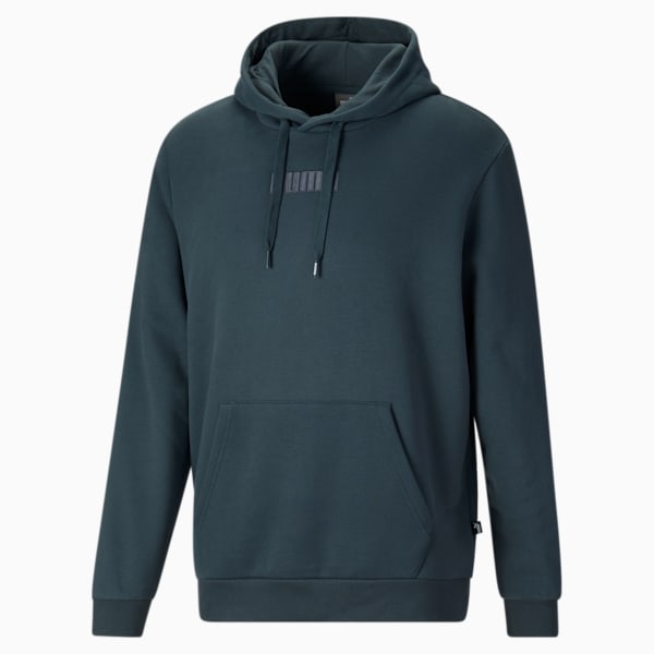 Dark green puma hoodie top