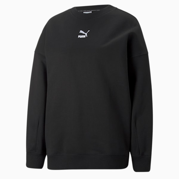 Classics Oversized Crewneck Sweatshirt Women, Puma Black