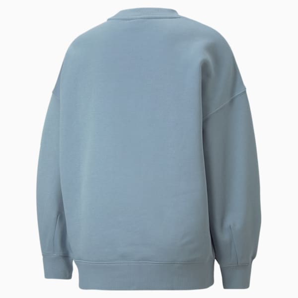 Classics Oversized Crewneck Sweatshirt Women, Blue Wash, extralarge-GBR