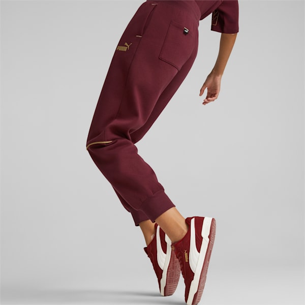 Power Deco Glam Pants Women, Aubergine, extralarge-GBR