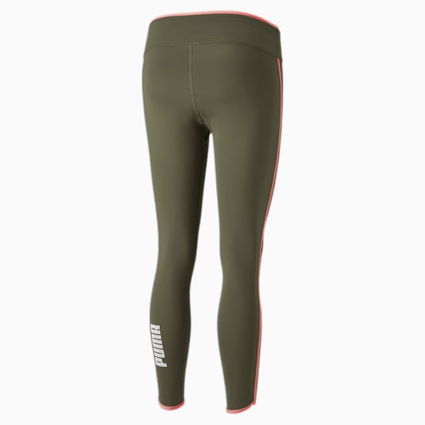 Modern Sports High-Wasited 7/8 Tights, Dark Green Moss, extralarge