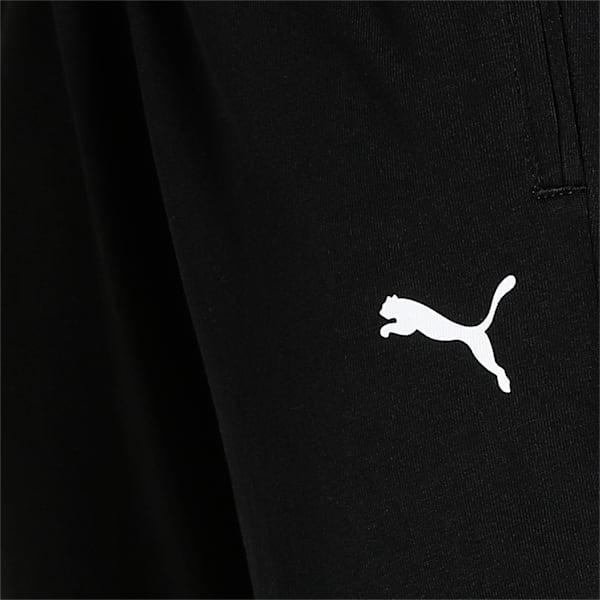 Zippered Jersey Women's Sweatpants, Puma Black