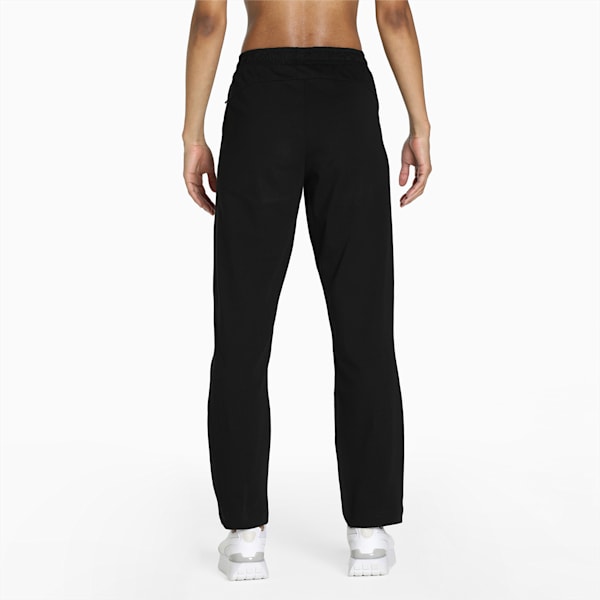 Zippered Jersey Women's Regular Fit Sweatpants, Puma Black, extralarge-IND