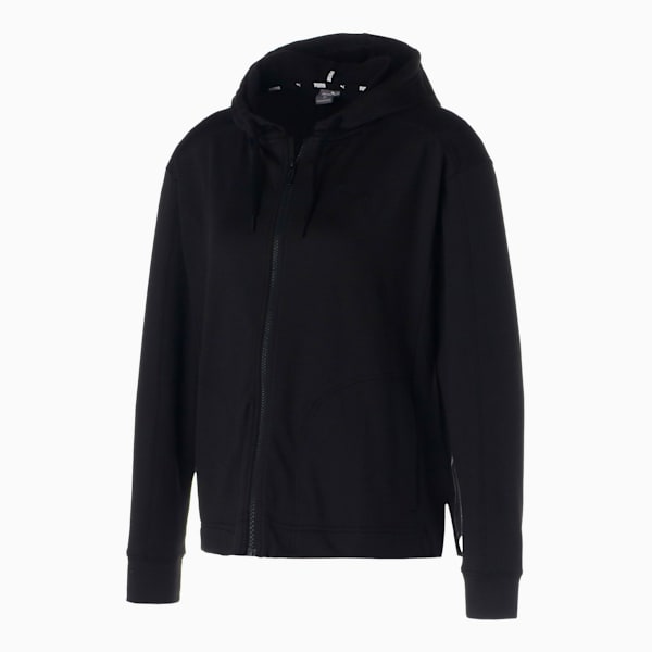 ウィメンズ HER フルジップ フーテッド スウェット, Puma Black, extralarge-JPN
