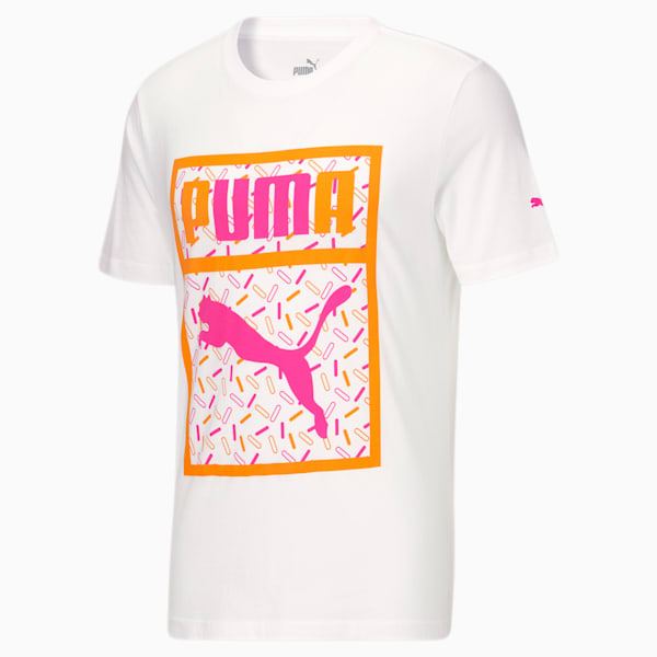 PUMA Sprinkle Tee, Puma White, extralarge