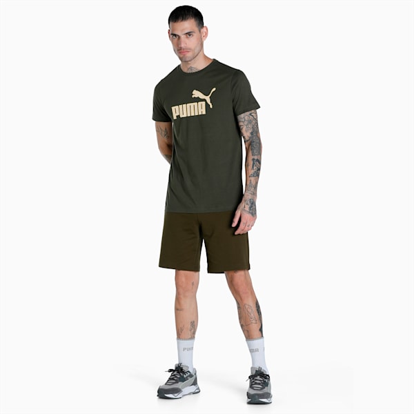 Zippered BT Men's Shorts, Deep Olive, extralarge-IND