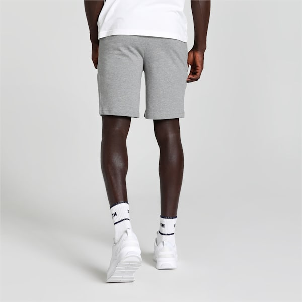 Zippered BT Men's Shorts, Medium Gray Heather-cat, extralarge-IND