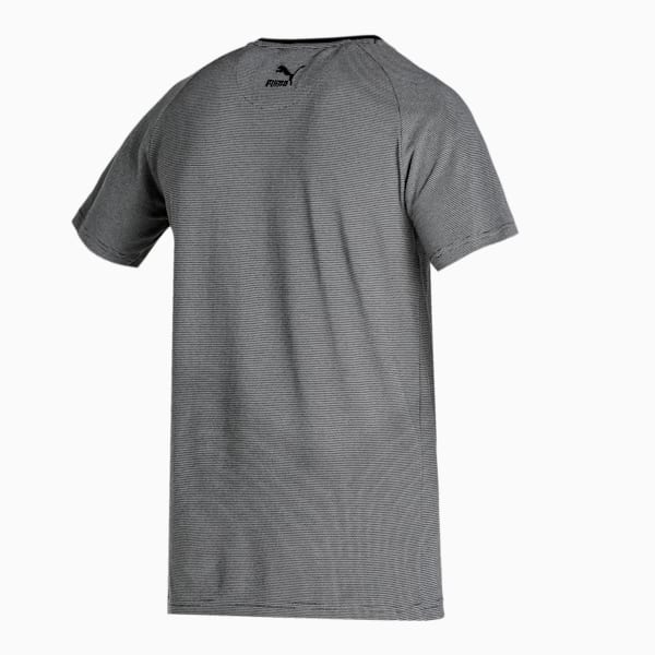 One8 Virat Kohli Men's Jacquard Slim Fit T-Shirt, PUMA Black, extralarge-IND