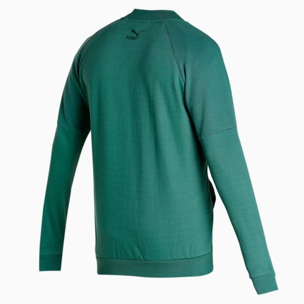 One8 Men's Full Zip Slim Fit Jacket, Deep Forest, extralarge-IND