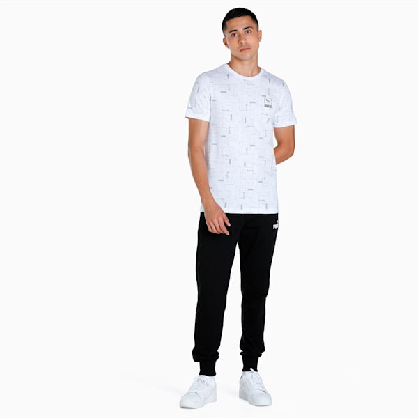 One8 Virat Kohli All Over Print Men's Slim Fit T-Shirt, Puma White, extralarge-IND