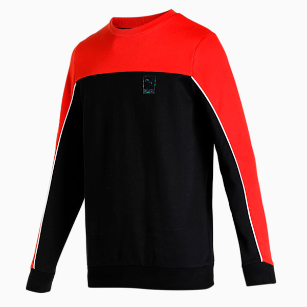 One8 Virat Kohli Men's Slim Fit Sweatshirt, PUMA Black, extralarge-IND