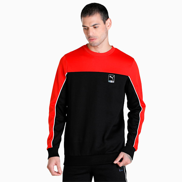 One8 Virat Kohli Men's Slim Fit Sweatshirt, PUMA Black, extralarge-IND