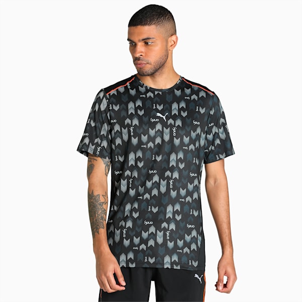 one8 Men's Slim Fit T-Shirt, Puma Black, extralarge-IND
