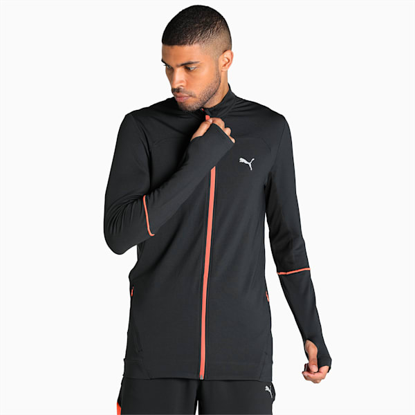 One8 Virat Kohli Men's Full Zip Jacket, Puma Black, extralarge-IND