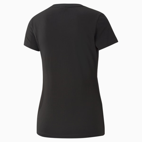 Hidden Flower Graphic Women's Tee, Puma Black, extralarge