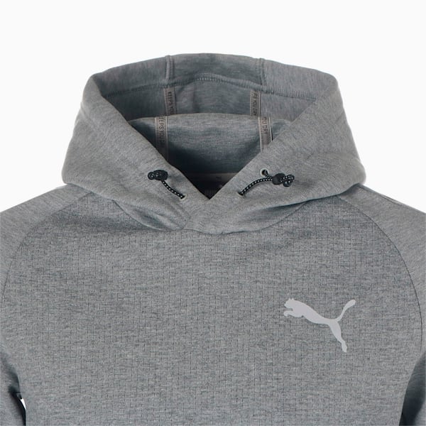 メンズ EVOSTRIPE フーディー, Medium Gray Heather, extralarge-JPN