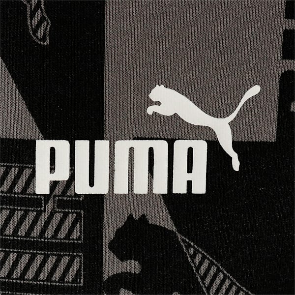 メンズ PUMA POWER AOP フーディー, Puma Black, extralarge-JPN