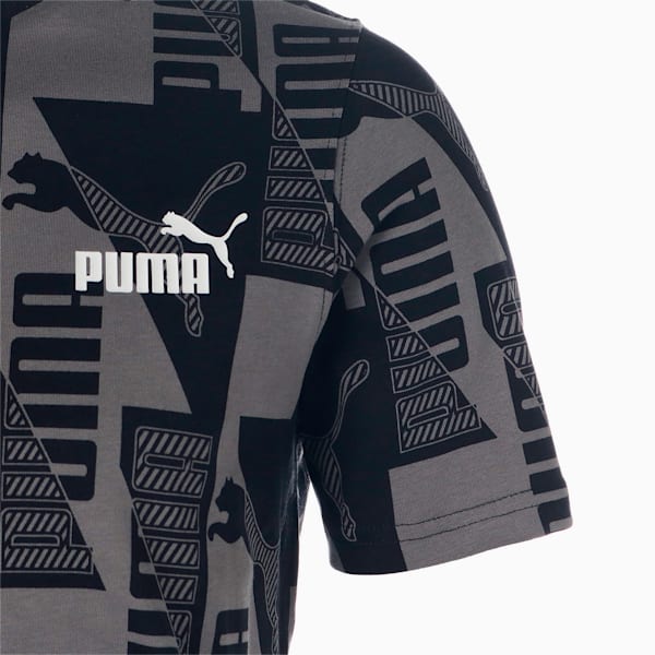 メンズ PUMA POWER AOP Tシャツ, Puma Black, extralarge-JPN