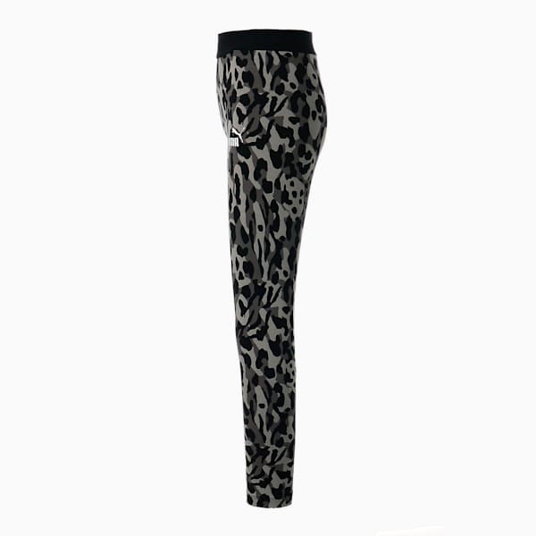 キッズ ガールズ ALPHA AOP レギンス 120-160cm, Puma Black, extralarge-JPN