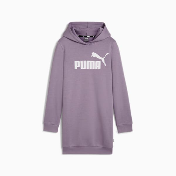 キッズ ガールズ ESS ロゴ フーディ ドレス 120-160cm, Pale Plum, extralarge-JPN