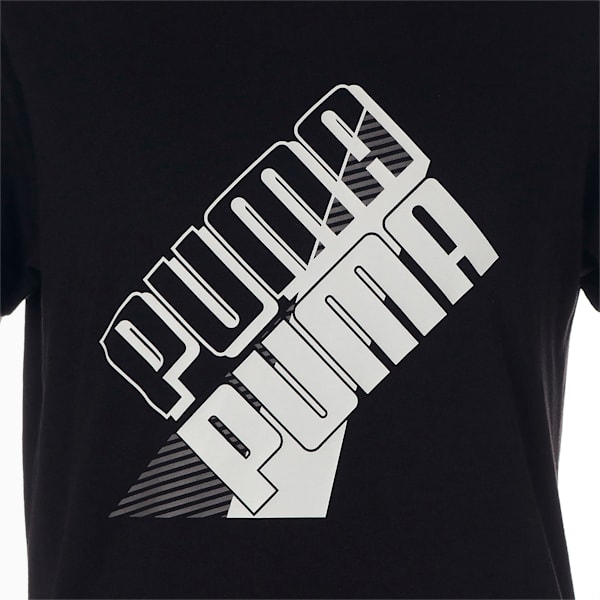 キッズ ボーイズ PUMA POWER ロゴ Tシャツ 120-160cm, Puma Black, extralarge-JPN