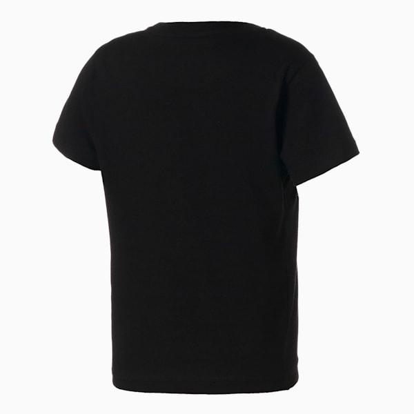 キッズ ボーイズ PUMA POWER ロゴ Tシャツ 120-160cm, Puma Black-Tangerine, extralarge-JPN