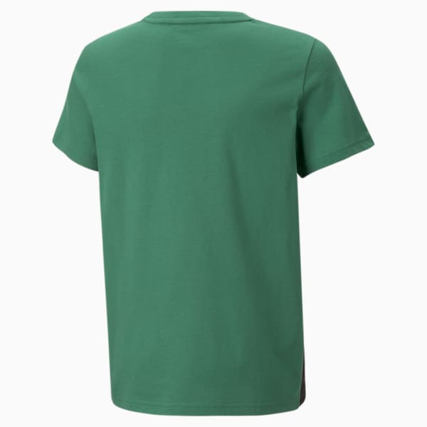 キッズ ボーイズ ESS+ カラーブロック 半袖 Tシャツ 120-160cm, Vine, extralarge-JPN