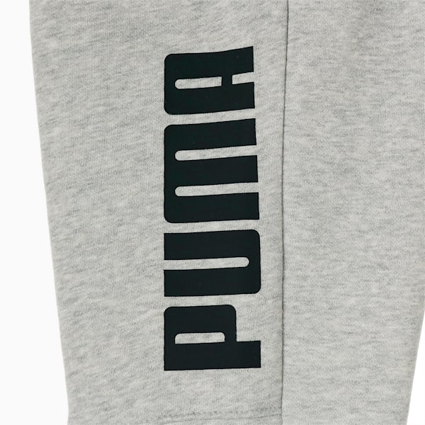 キッズ ボーイズ PUMA POWER スウェットパンツ 裏起毛 120-160cm I, Light Gray Heather, extralarge-JPN