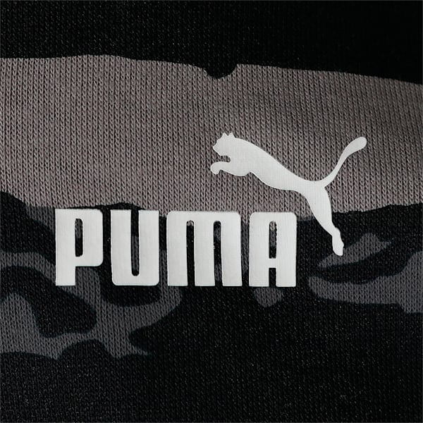 キッズ ボーイズ ALPHA AOP フーデッド ジャケット 120-160cm, Puma Black