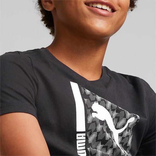 キッズ ボーイズ ACTIVE SPORTS Tシャツ 120-160cm, Puma Black