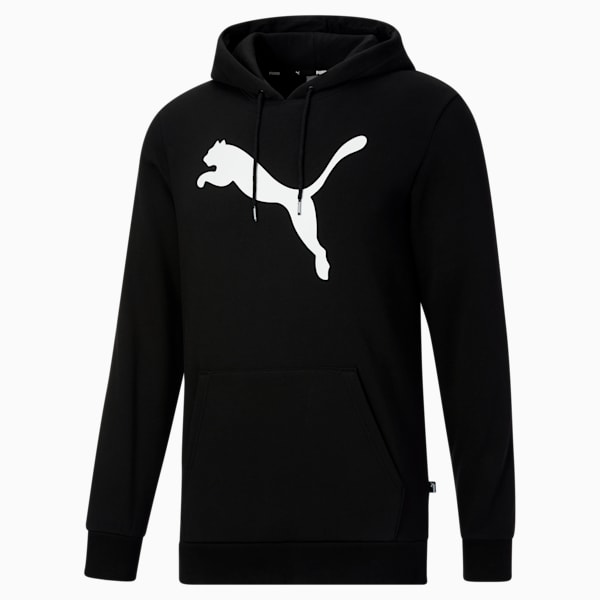 Chandail à capuche à logo Big Cat Homme, Puma Black, extralarge