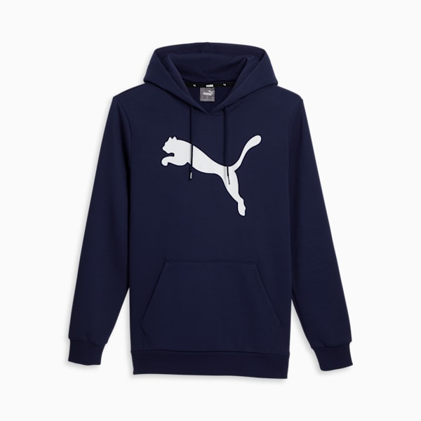 Sudadera con capucha para hombre Big Cat Logo, PUMA Navy, extralarge