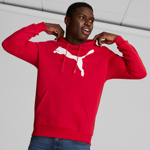 Sudadera con capucha para hombre Big Cat Logo, For All Time Red, extralarge