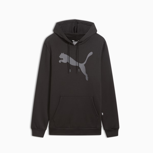 Sudadera con capucha para hombre Big Cat Logo, PUMA Black-Dark Coal, extralarge